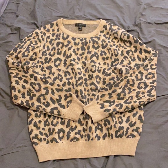 Merino Cheetah Crewneck Sweatershirt - Picture 3 of 3